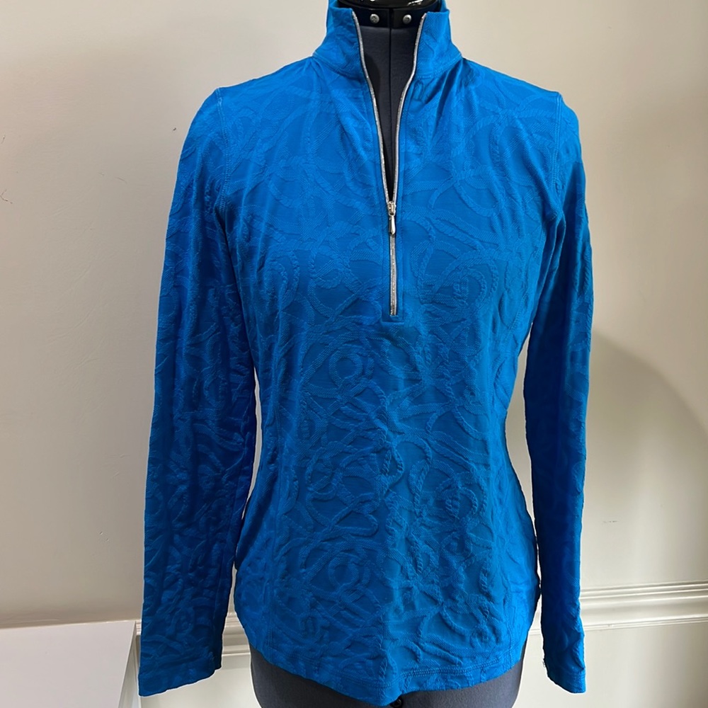 SNO SKINS Quarter Zip Neck Mock Turtleneck